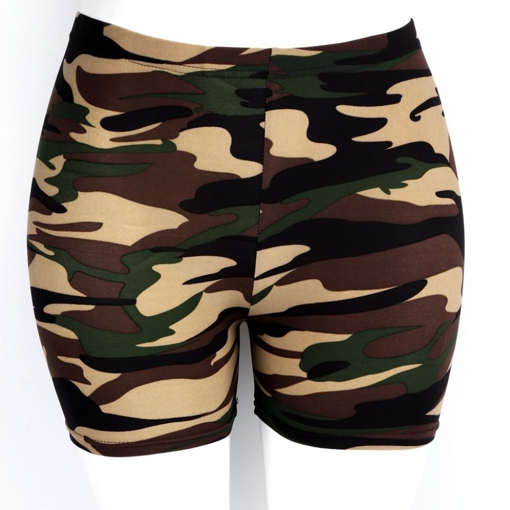 Camouflage Shorts 1/4 "Booty Shorts" | Make Bundle